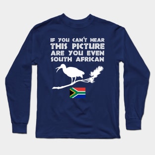 South Africa Hadeda Funny Alarm Long Sleeve T-Shirt